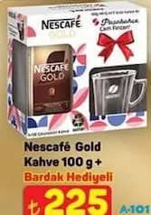 NESCAFE GOLD KAHVE 100 G + BARDAK HEDİYELİ